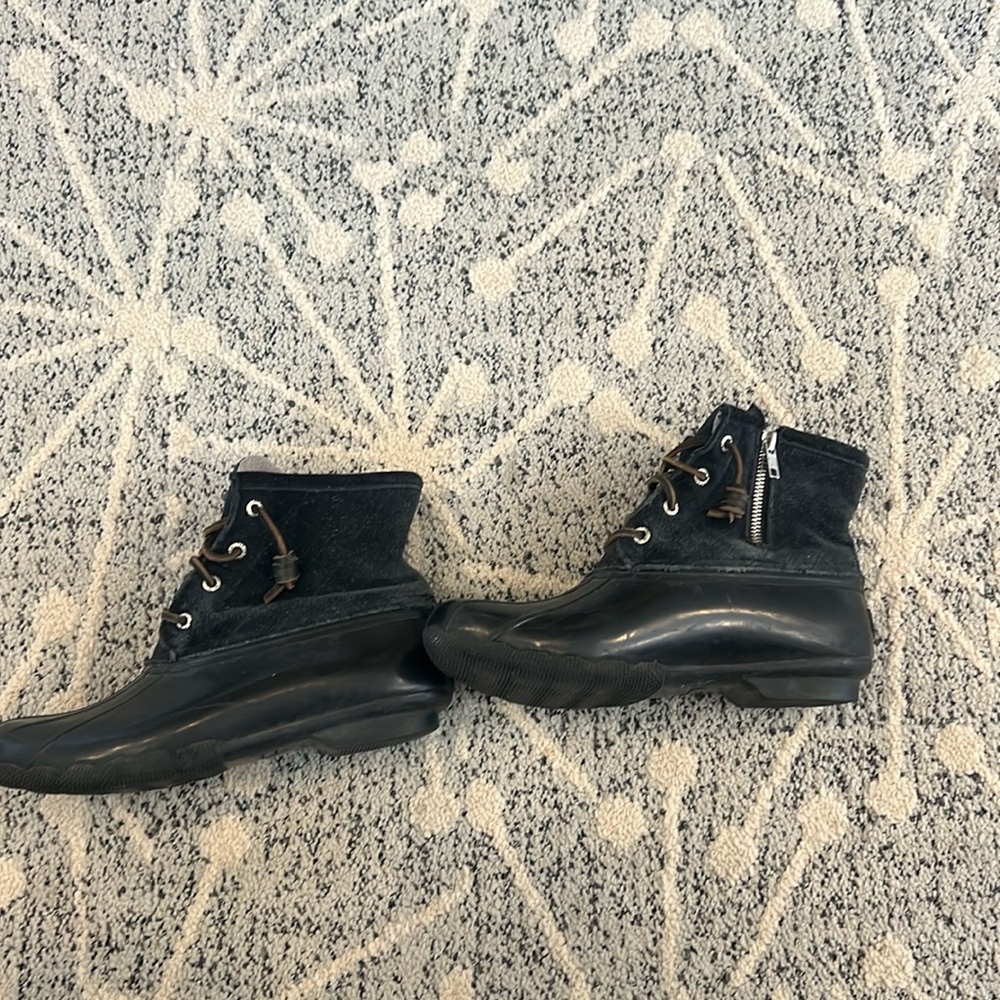 Sperry Top Sider Waterproof Rubber Boots size 7.5